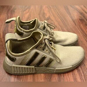Adidas Women’s NMD R1 Velvet Olive Green Sneakers